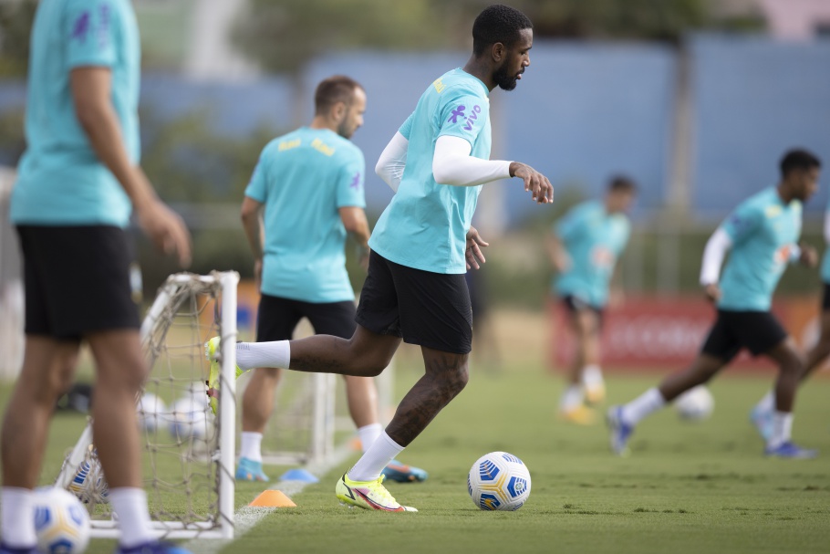 Treino da Seleção Brasileira no CT do Cruzeiro
