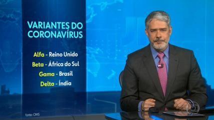 OMS dá nomes às variantes do coronavírus